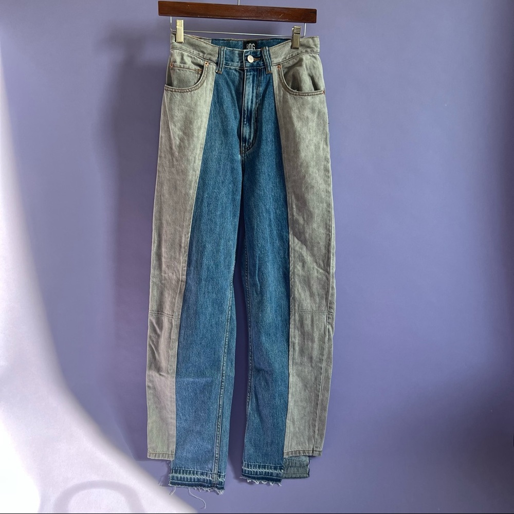 Two toned jeans